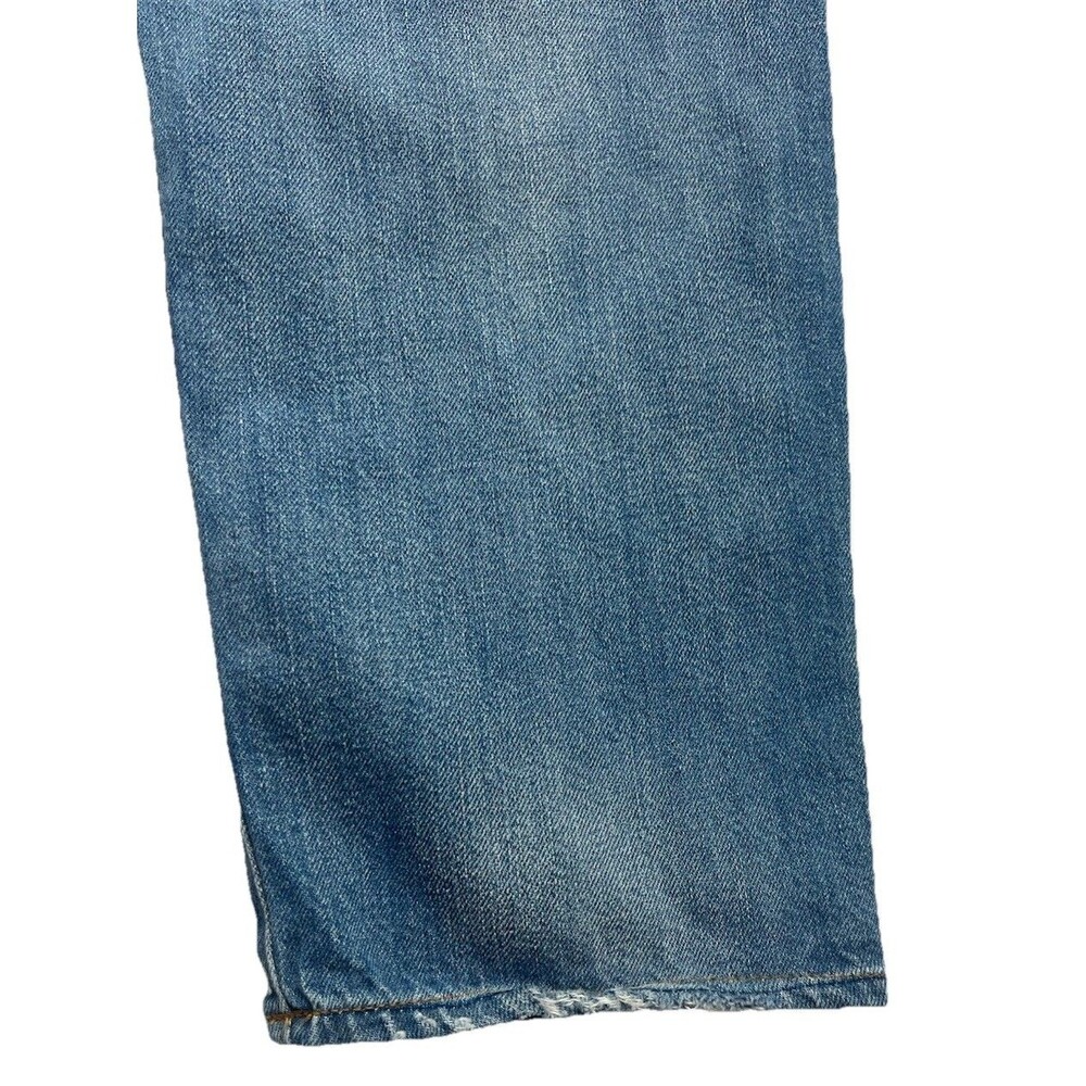 Madewell Perfect Vintage Jeans Womens 32 High‎ Rise Distressed Straight Denim - Picture 10 of 13